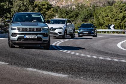 Jeep Compass e-Hybrid vs KIA Niro Hybrid vs Renault Arkana E-Tech